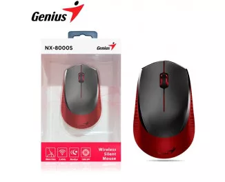 Мышь беспроводная Genius NX-8000 Silent Wireless Red (31030025401)