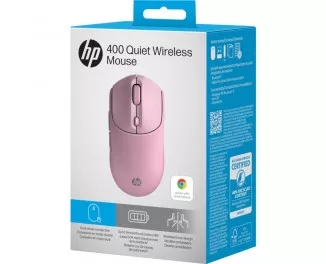 Мышь беспроводная HP 400 Quiet Wireless Pink (AZ7B5AA)