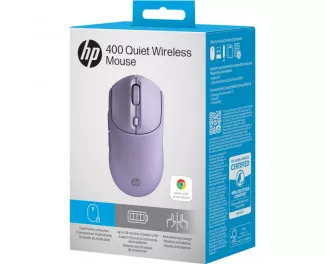 Мышь беспроводная HP 400 Quiet Wireless Purple (AZ7B7AA)
