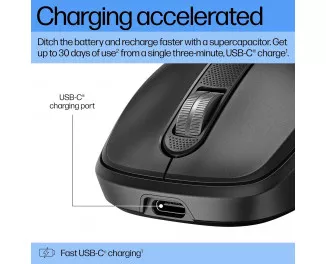 Миша бездротова HP 510 Ultra-Fast Rechargeable Wireless Black (9C2F6AA)