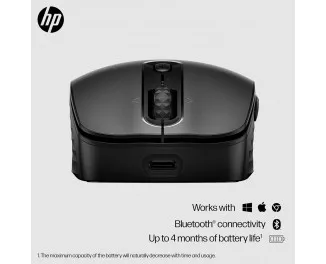 Миша бездротова HP 690 Rechargeable Bluetooth Black (7M1D4AA)