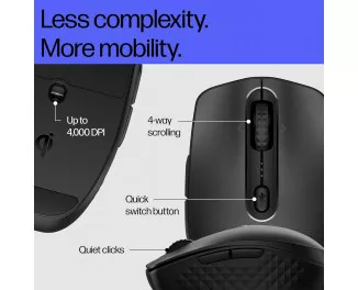 Миша бездротова HP 690 Rechargeable Bluetooth Black (7M1D4AA)