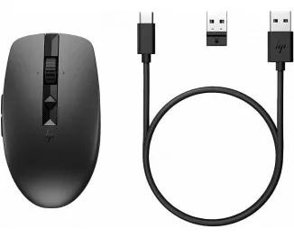 Миша бездротова HP 710 Rechargeable Silent Wireless Black (6E6F2AA)