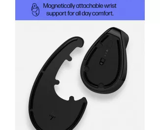 Миша бездротова HP 920 Ergonomic Vertical Wireless/Bluetooth Black (6H1A4AA)