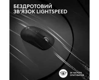 Миша бездротова Logitech G Pro X Superlight 2 Black (910-006630)