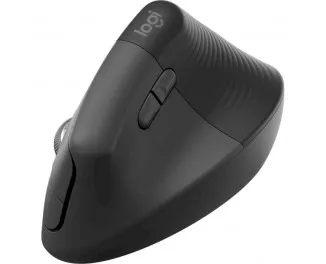 Мышь беспроводная Logitech Lift Vertical Ergonomic Wireless/Bluetooth for Business Graphite (910-006494)
