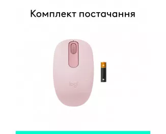 Мышь беспроводная Logitech M196 Bluetooth Rose (910-007461)