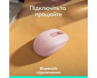 Мышь беспроводная Logitech M196 Bluetooth Rose (910-007461)