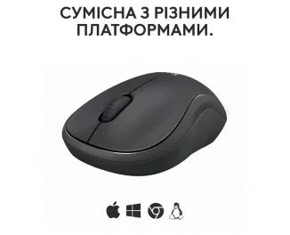 Миша бездротова Logitech M240 Graphite (910-007119)