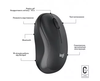 Миша бездротова Logitech M240 Graphite (910-007119)