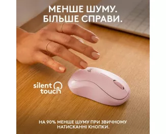 Миша бездротова Logitech M240 Rose (910-007121)