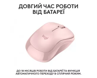 Миша бездротова Logitech M240 Rose (910-007121)