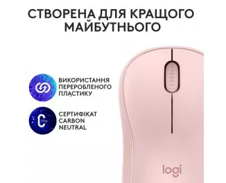 Миша бездротова Logitech M240 Rose (910-007121)