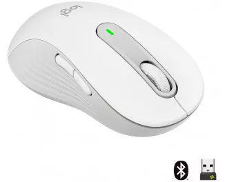 Мышь беспроводная Logitech M650 L Wireless Mouse LEFT Off-White (910-006240)