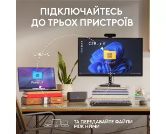 Мышь беспроводная Logitech MX Anywhere 3S Pale Grey (910-006930)