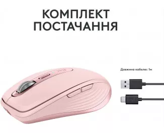 Мышь беспроводная Logitech MX Anywhere 3S Rose (910-006931)