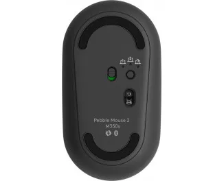 Мышь беспроводная Logitech Pebble Mouse 2 M350s Tonal Graphite (910-007015)
