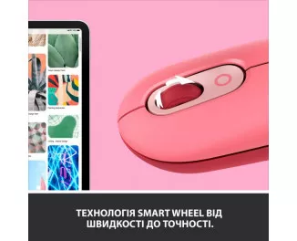 Мышь беспроводная Logitech POP Mouse Bluetooth Heartbreaker Rose (910-006548)