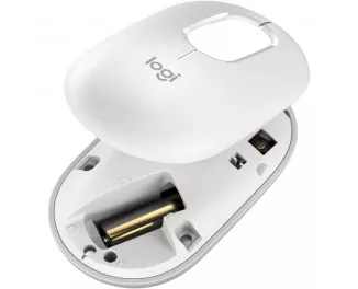 Миша бездротова Logitech POP Mouse With Emoji Bluetooth Off-White (910-007411)