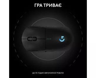Миша бездротова Logitech PRO 2 Lightspeed Black (910-007295)