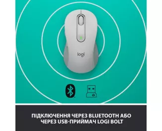 Мышь беспроводная Logitech Signature M650 L Wireless Off-White (910-006238)