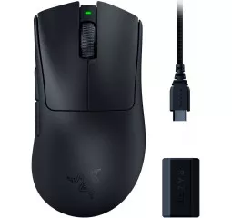 Мышь беспроводная Razer DeathAdder V3 Pro Wireless & Mouse Dock Black (RZ01-04630300-R3WL)