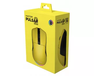 Мышь Hator Pulsar 2 USB Yellow (HTM-512)