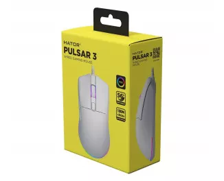 Мышь Hator Pulsar 3 White (HTM611)
