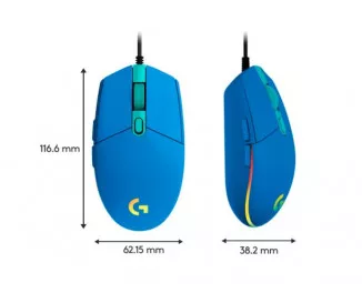 Миша Logitech G203 Gaming Lightsync RGB Blue (910-005792)