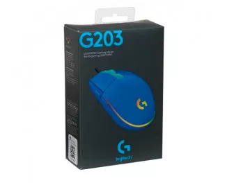 Миша Logitech G203 Gaming Lightsync RGB Blue (910-005792)