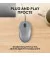 Мышь Logitech M110 Silent USB Mid Gray (910-006760)