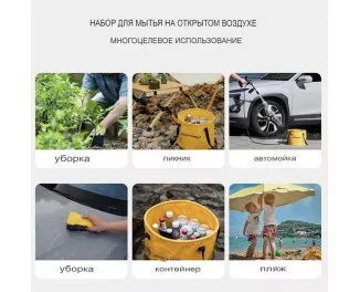 Набір для прибирання Xiaomi Набір для прибирання Hoto Outdoor Wash Kit (QWOGJ002)
