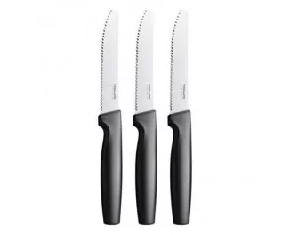 Набір з 3 зубчастих столових ножів Fiskars Functional Form Table Knife Set (1057562)