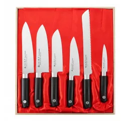 Набір з 6 кухонних ножів Satake Swordsmith (HG8327W)