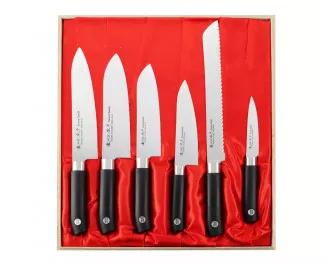 Набір з 6 кухонних ножів Satake Swordsmith (HG8327W)