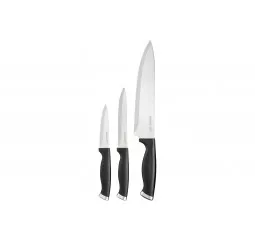 Набор ножей Ardesto Gemini Gourmet, 3 предмета, нержавеющая сталь, пластик, черный