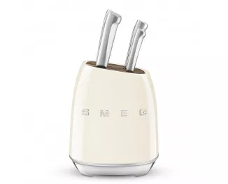Набір ножів з підставкою 7 предметів SMEG KBSF02CR