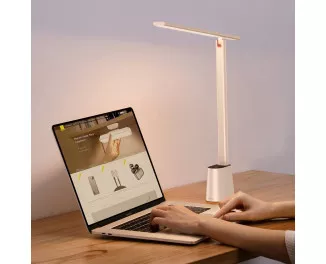 Настольная лампа Baseus Smart Eye Rechargeable Folding Reading Desk Lamp (Smart Light) (DGZG-02) White
