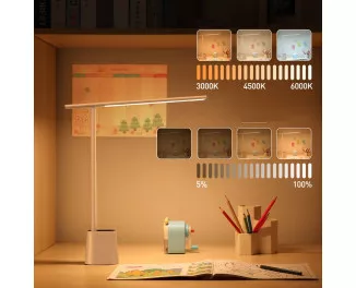 Настольная лампа Baseus Smart Eye Rechargeable Folding Reading Desk Lamp (Smart Light) (DGZG-02) White