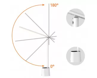 Настольная лампа Baseus Smart Eye Rechargeable Folding Reading Desk Lamp (Smart Light) (DGZG-02) White
