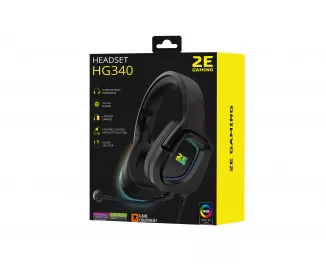 Наушники 2E Gaming HG340 RGB Black (2E-HG340BK)