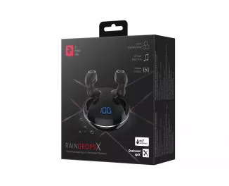 Наушники беспроводные 2E RainDrops Х True Wireless Waterproof Mic Black (2E-EBTWRDXBK)