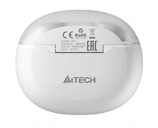 Наушники беспроводные A4Tech B27 Grayish White