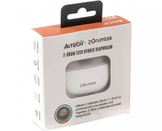 Наушники беспроводные A4Tech B27 Grayish White