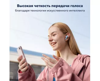 Наушники беспроводные Anker SoundСore Liberty 4 NC Pastel Pink (A3947G51)