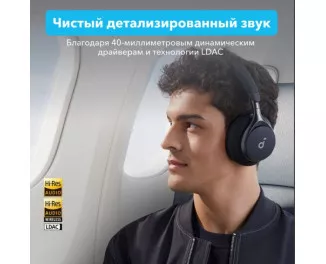 Наушники беспроводные Anker SoundСore Space One Black (A3035G11)