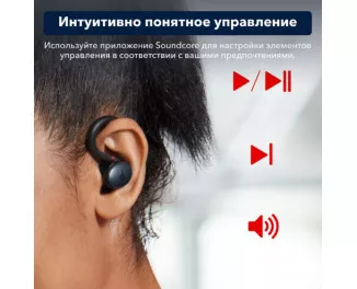 Навушники бездротові Anker SoundСore Sport X10 Black (A3961G11)