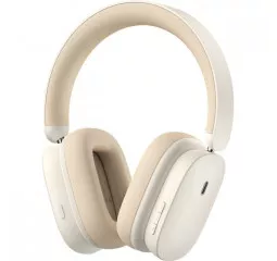 Наушники беспроводные Baseus Bowie H1 Noise-Cancellation Wireless Headphones Creamy White (NGTW230202)