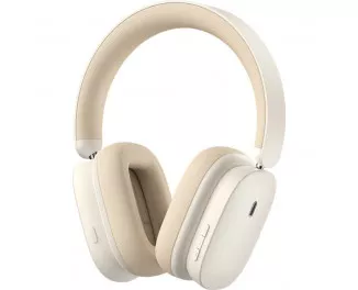 Наушники беспроводные Baseus Bowie H1 Noise-Cancellation Wireless Headphones Creamy White (NGTW230202)