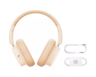 Наушники беспроводные Baseus Bowie H1i Noise-Cancellation Wireless Headphones Stellar White (A00050402223-00)